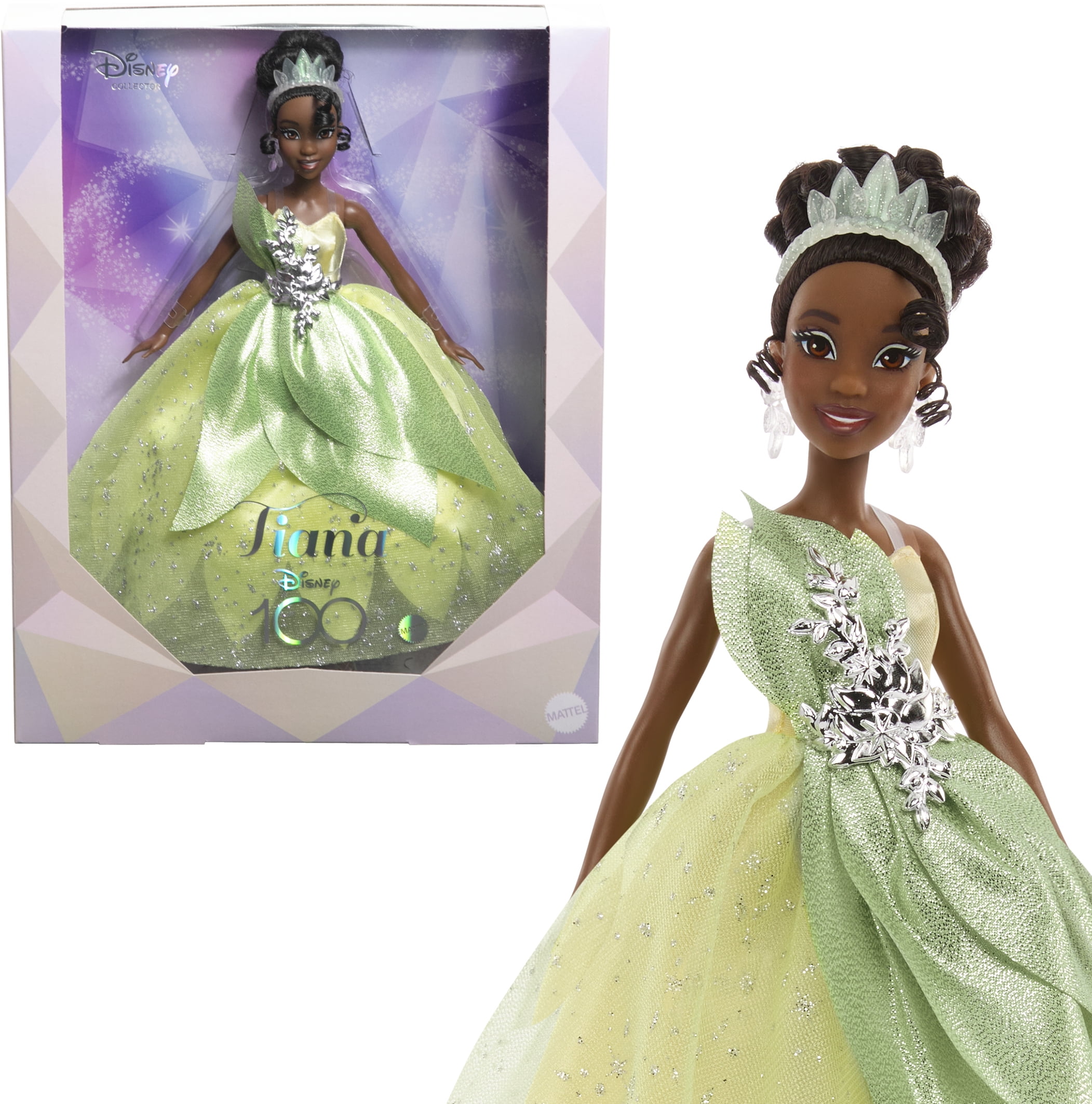 Disney Princess Tiana Posable Fashion Doll with Sparkling Clothing and  Accessories