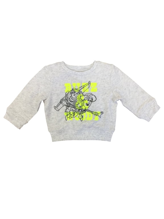 Toys Infant Boys Gray Buzz Lightyear Sweatshirt Woody Sweat Shirt 3m