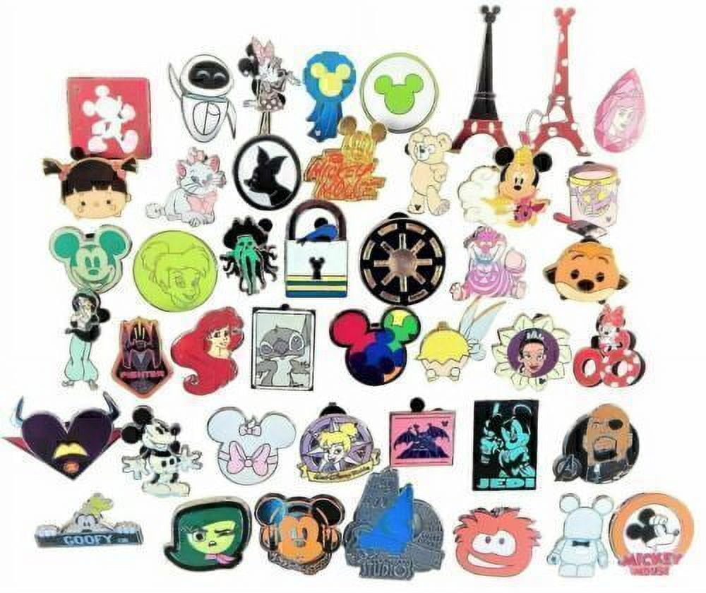 Disney Trading Pins for kids - 50 Assorted Pins
