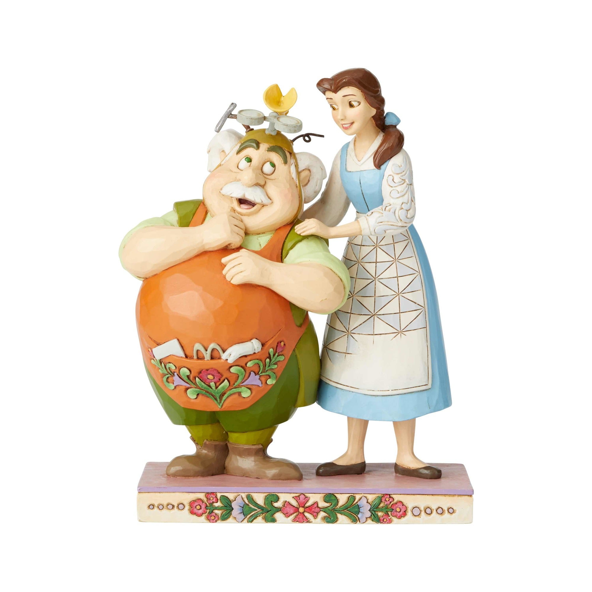 Disney Traditions Belle and Maurice the Inventor Devoted Daughter #6002806  