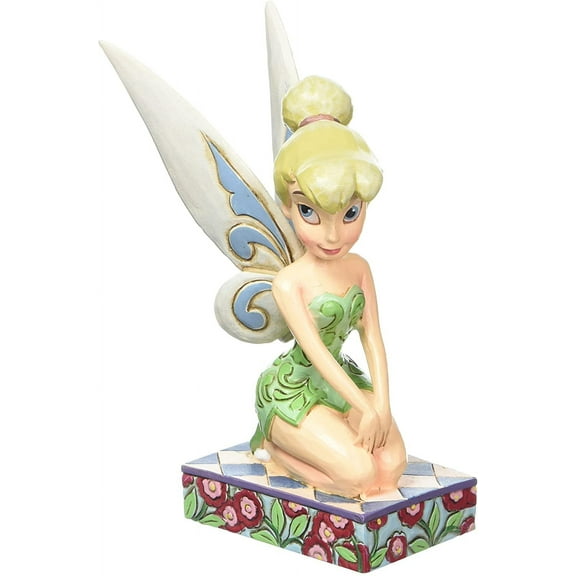 Disney Traditions by Jim Shore Peter Pan Tinker Bell Personality Pose Stone Resin Figurine, 4