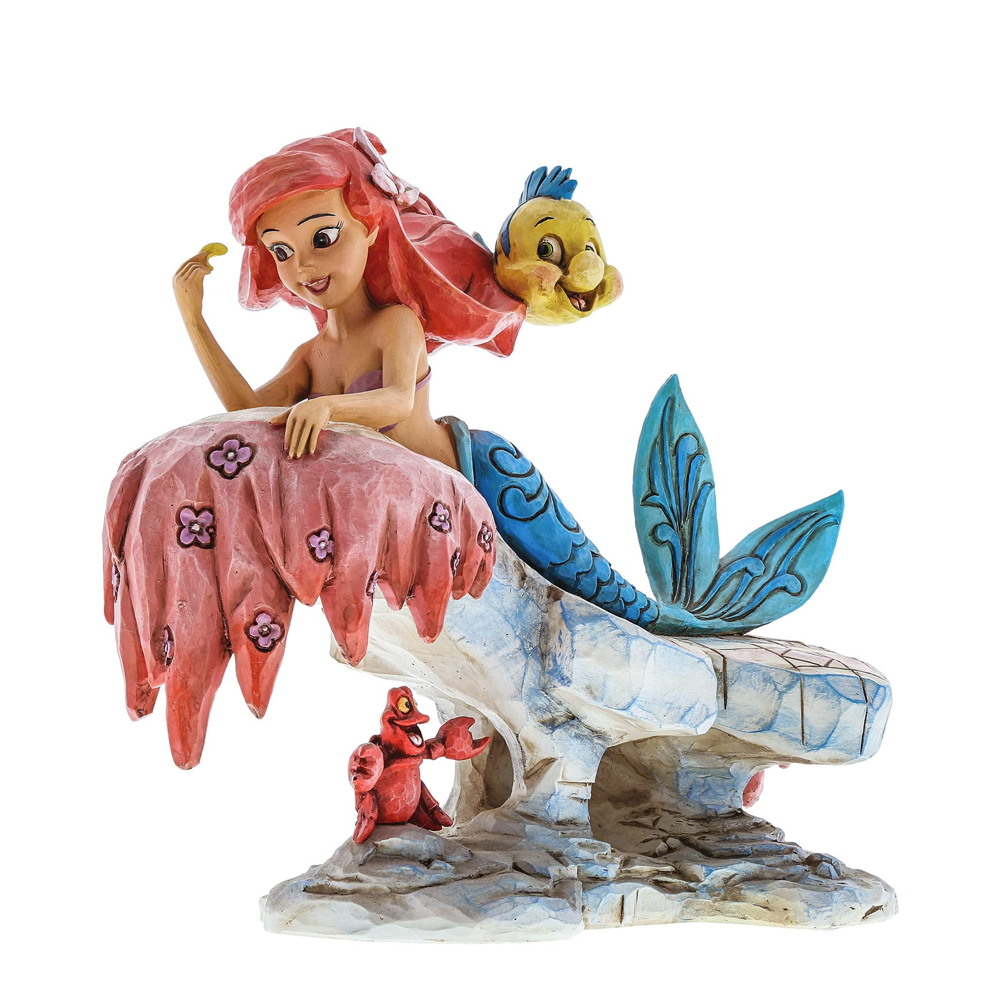 Disney Traditions by Jim Shore The Little Mermaid 25th Anniversary Stone Resin Figurine, 6.25