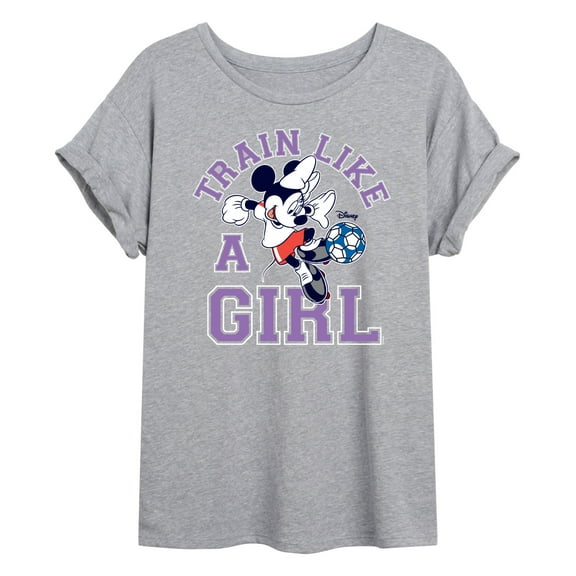 Disney - Train Like A Girl - Juniors Ideal Flowy Muscle T-Shirt