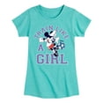 thumbnail image 1 of Disney - Train Like A Girl - Toddler & Youth Girls Short Sleeve Graphic T-Shirt, 1 of 5