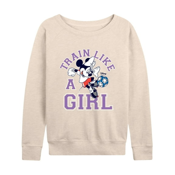 Disney - Train Like A Girl - Women's Lightweight French Terry Long Sleeve Shirt