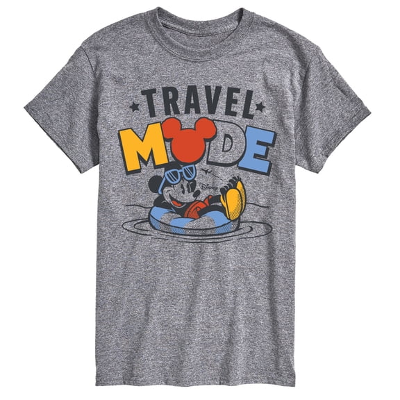 Disney - Travel Mode Mickey - Men's Short Sleeve Graphic T-Shirt