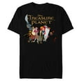 thumbnail image 1 of Disney Treasure Planet Logo and Characters T-Shirt- Short Sleeve Blended T-Shirt for Adults - Customized-Black, 1 of 5