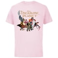 thumbnail image 1 of Disney Treasure Planet Logo and Characters T-Shirt - Short Sleeve Cotton T-Shirt for Adults - Customized-Soft Pink, 1 of 5