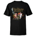 thumbnail image 1 of Disney Treasure Planet Logo and Characters T-Shirt - Short Sleeve T-Shirt for Kids - Customized-Black, 1 of 5