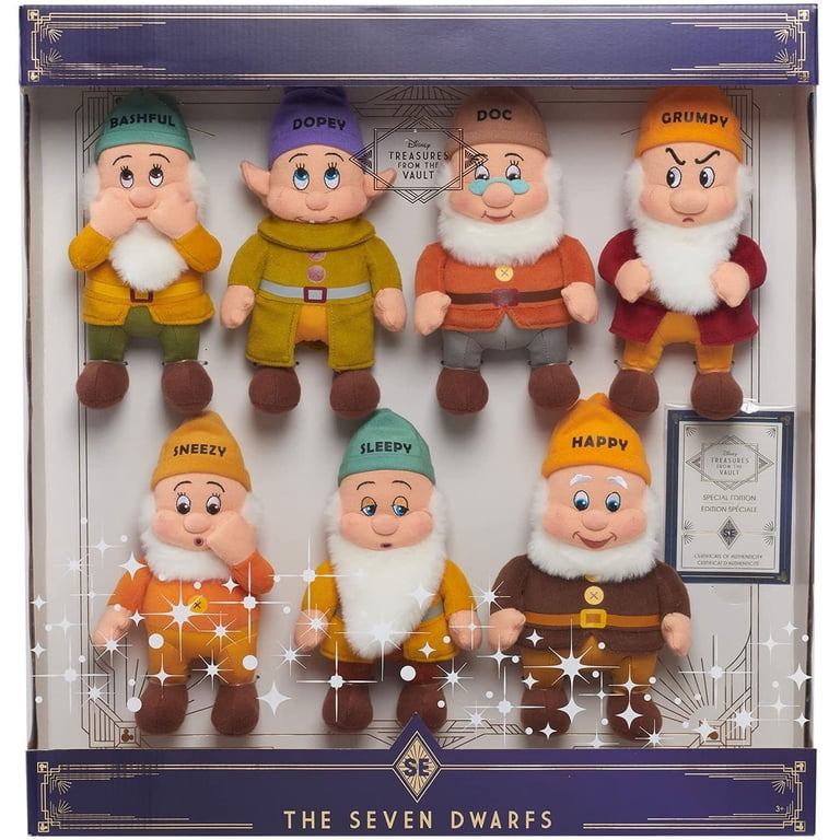 Disney Treasures from the Vault The Seven Dwarfs Plush Set