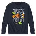 thumbnail image 1 of Disney - Trick Or Treat - Men's Crew Fleece Sweatshirt, 1 of 5