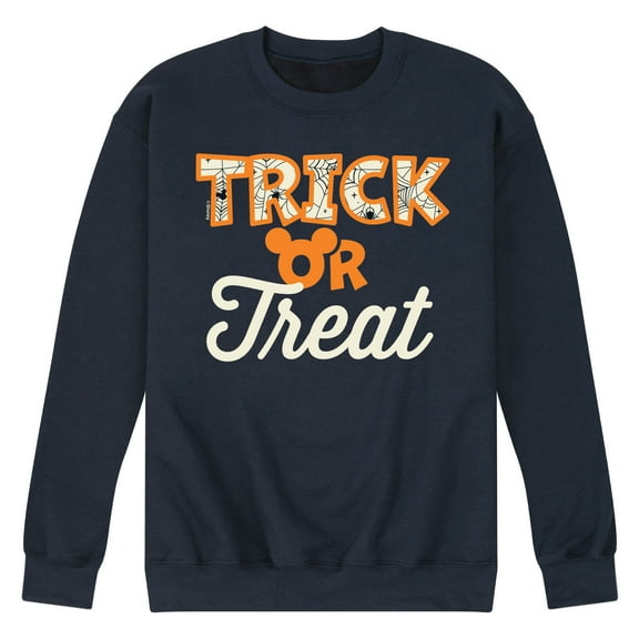 Disney - Trick Or Treat Mickey Fill - Men's Crew Fleece Sweatshirt
