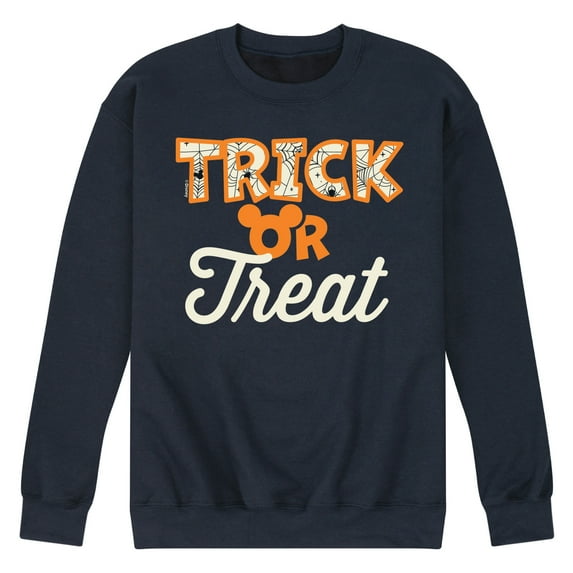 Disney - Trick Or Treat Mickey Fill - Men's Crew Fleece Sweatshirt