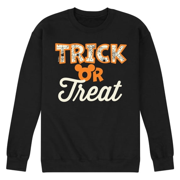 Disney - Trick Or Treat Mickey Fill - Men's Crew Fleece Sweatshirt
