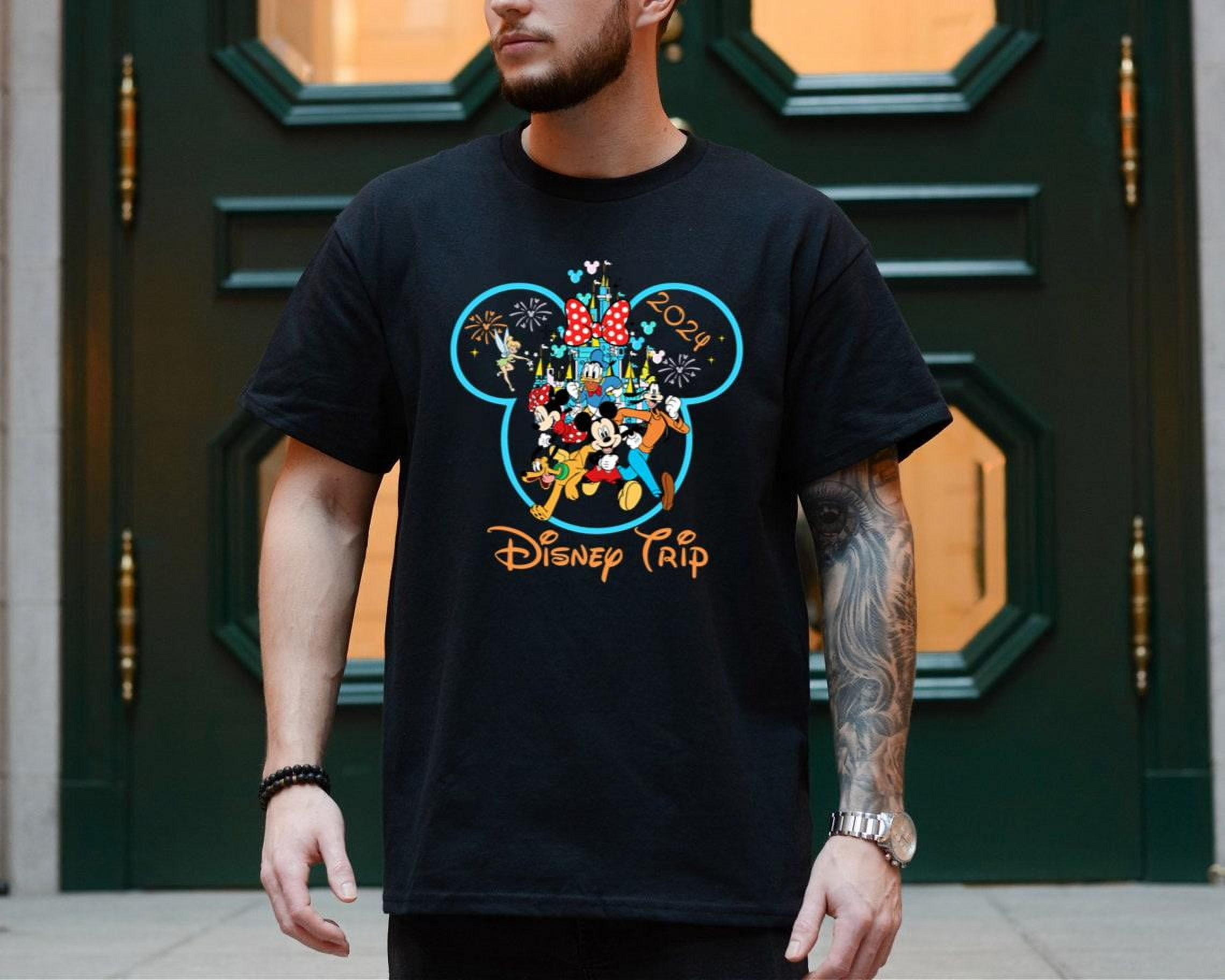Disney Trip 2024 TShirt Mickey And Friends Magic Castle Design