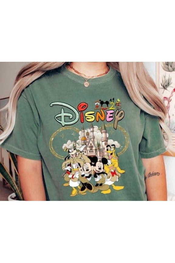 Disney Trip Shirt, Disney 2025 Shirt, Disneyland Shirts, Mickey Head, Disneyworld Family Shirts, Disney Family, Animal Kingdom Vacation, Navy Tshirt