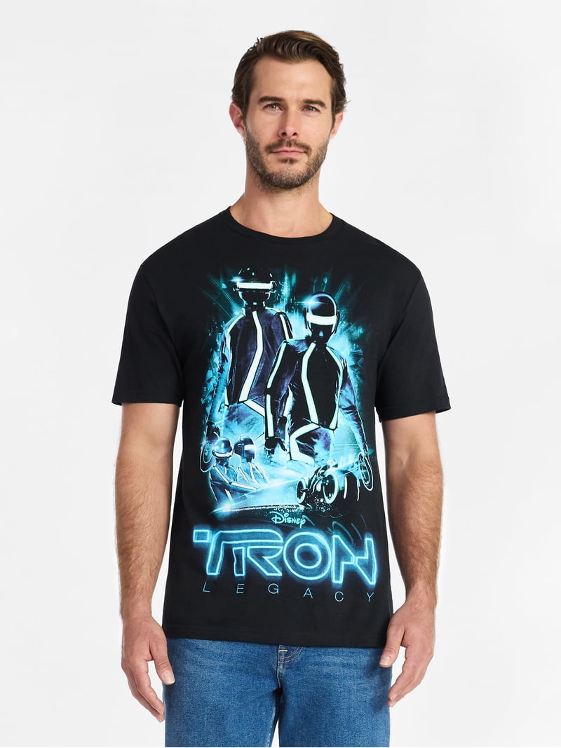 Disney Tron Legacy Men's and Big Men's Graphic Tee with Short