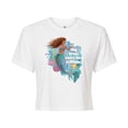 thumbnail image 1 of Disney - True Voice Lies Within - Juniors Cropped Cotton Blend T-Shirt, 1 of 5