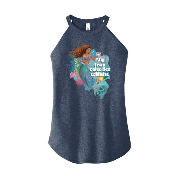 Disney - True Voice Lies Within - Juniors High Neck Tank Top