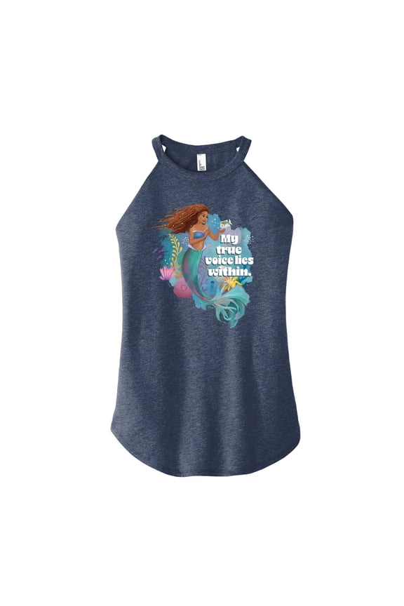 - True Voice Lies Within - Juniors High Neck Tank Top