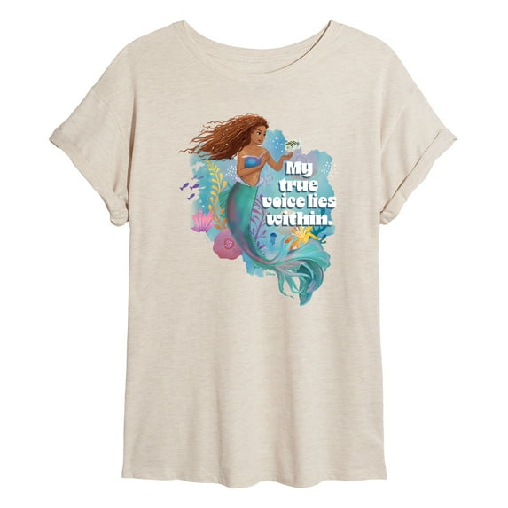 Disney - True Voice Lies Within - Juniors Ideal Flowy Muscle T-Shirt