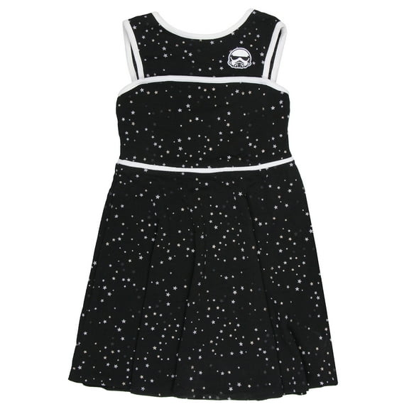 Youth Girls Disney Star Wars Black Tsum Stormtrooper Skater Dress