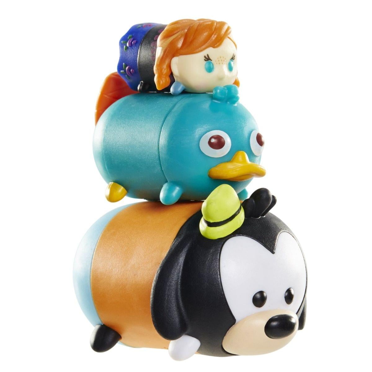 Disney Tsum Tsum Anna, Perry & Goofy Mini Figures, 3 Pack