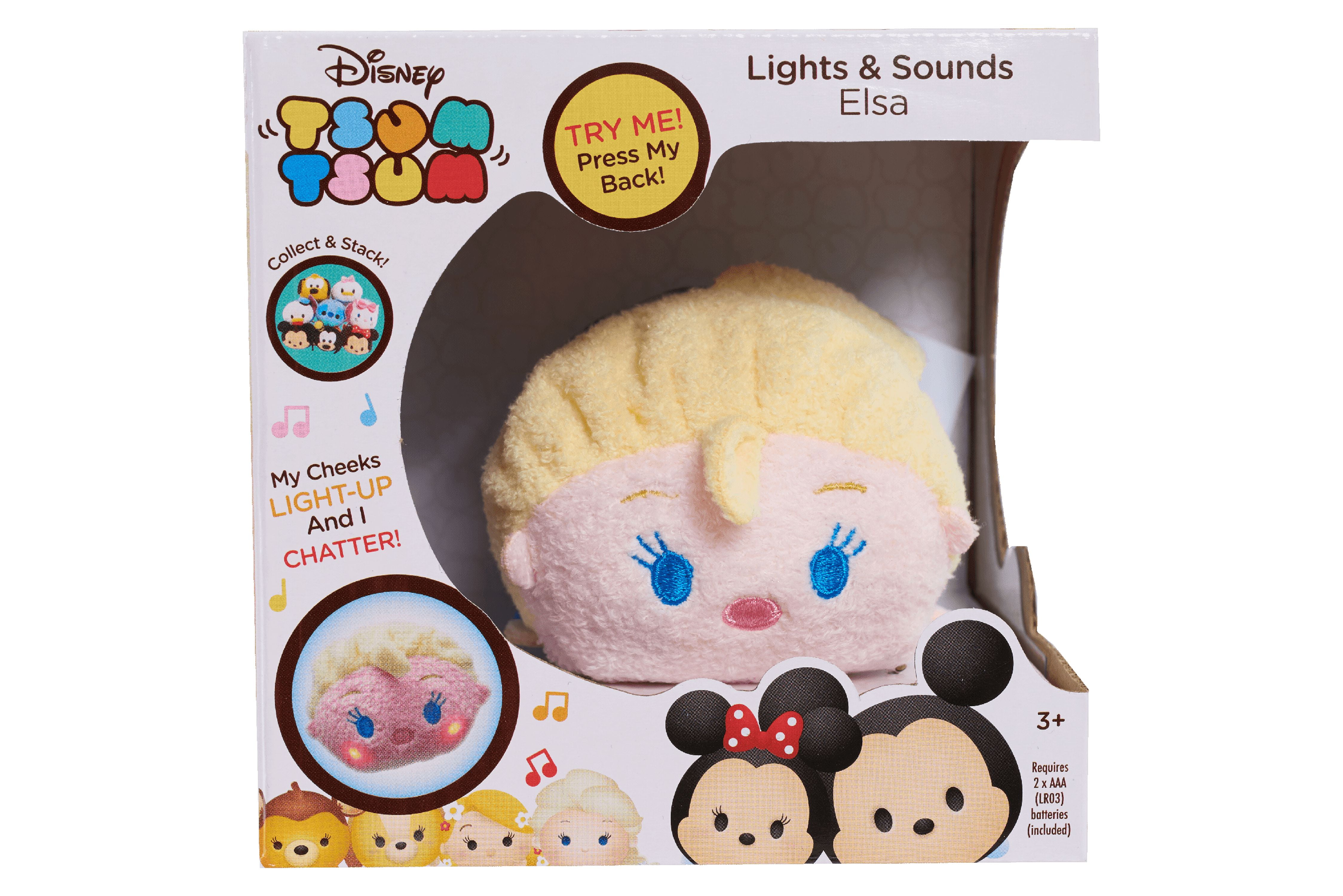 Disney Tsum Tsum Light and Sounds Plush- Disney Elsa