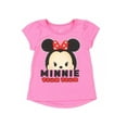 thumbnail image 1 of Disney Tsum Tsum Little Girls' Tee, Pink (5), 1 of 1