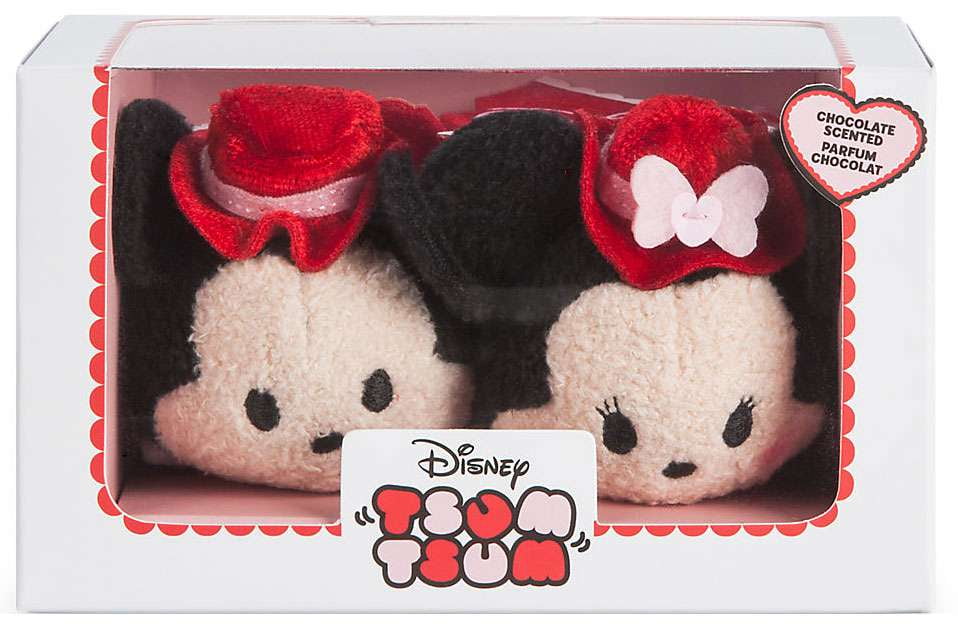 Disney Tsum Tsum Mickey & Minnie Valentine's Day 2017 Mini Plush