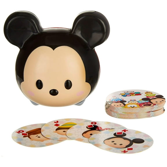 UPD Tsum Disney Mickey Shaped Playing Cards Set in Plastic Case