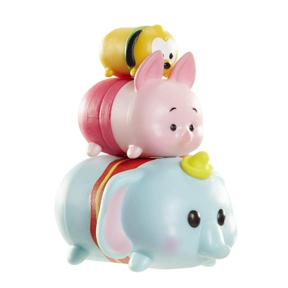 Disney Tsum Tsum Series 1 Pluto, Piglet & Dumbo Mini Figure, 3 Pack