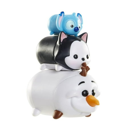 Disney Tsum Tsum Series 1 Stitch, Figaro & Olaf Mini Figure, 3 Pack