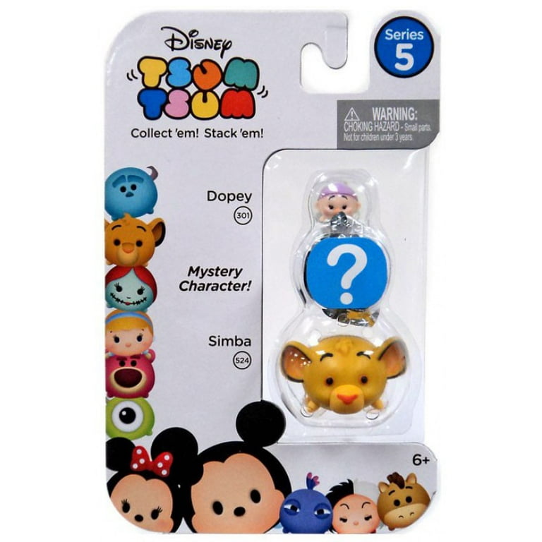 Disney Tsum Tsum Mini Figures Series Dopey, Simba Mystery