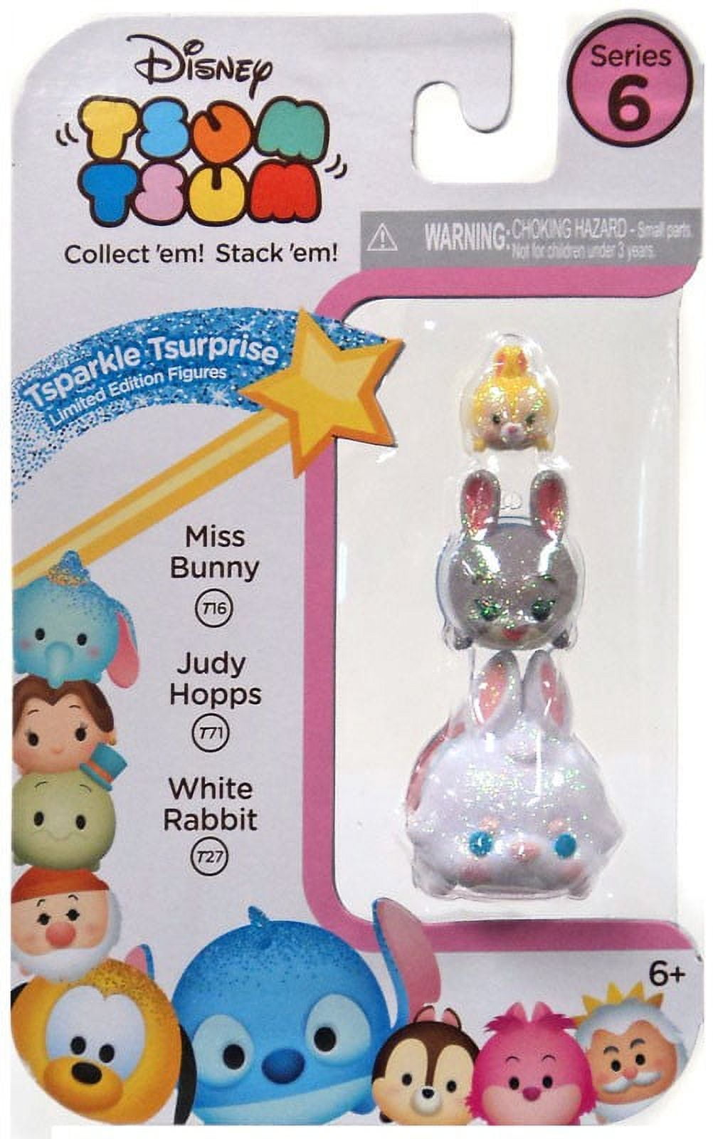 Disney Tsum Tsum Series 6 Tsparkle Tsurprise Miss Bunny, Judy Hopps & White Rabbit Minifigure 3-Pack