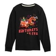 thumbnail image 1 of Disney Turned Red - Celebration - Birthdays 4 Eva - Youth Long Sleeve Graphic T-Shirt, 1 of 5