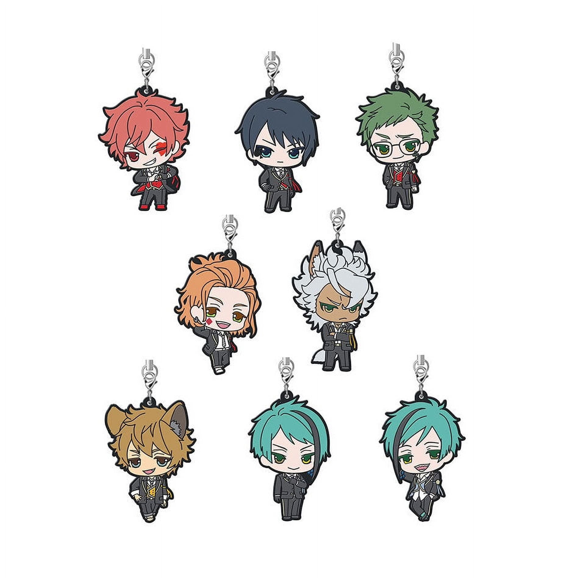 [AI機能]Disney Twisted Wonderland グッズセット Disney Twisted Wonderland Figure Set of 5 Swing Mascot 3 New