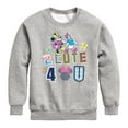 thumbnail image 1 of Disney - Two Cute Four You - Toddler & Youth Crewneck Fleece Sweatshirt, 1 of 5