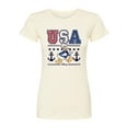 thumbnail image 1 of Disney - USA Donald  - Juniors Fitted Graphic T-Shirt, 1 of 5