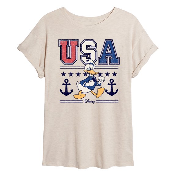 Disney - USA Donald  - Women's Oversized T-Shirt