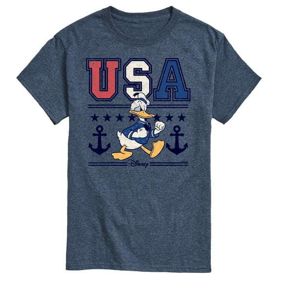 Disney - USA Donald - Men's Short Sleeve Graphic T-Shirt