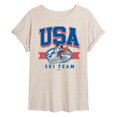 thumbnail image 1 of Disney - USA Ski Team - Juniors Oversized Graphic T-Shirt, 1 of 4