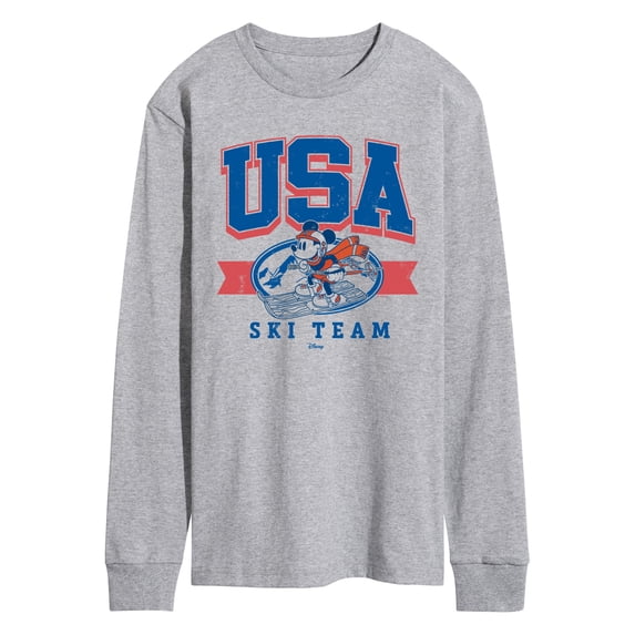 Disney - USA Ski Team - Men's Long Sleeve Graphic T-Shirt