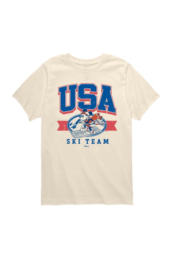 - USA Ski Team - Youth Short Sleeve Graphic T-Shirt