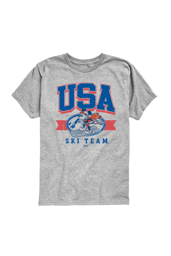 - USA Ski Team - Youth Short Sleeve Graphic T-Shirt