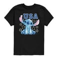 thumbnail image 1 of Disney - USA Stitch Stars - Youth Short Sleeve Graphic T-Shirt, 1 of 4