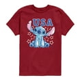 thumbnail image 1 of Disney - USA Stitch Stars - Youth Short Sleeve Graphic T-Shirt, 1 of 3
