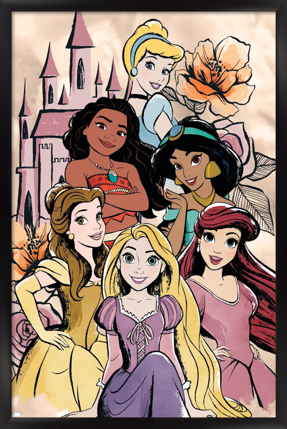 Disney Ultimate Princess Celebration - Castle Group Wall Poster, 14.725 ...