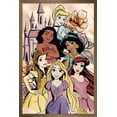 thumbnail image 1 of Disney Ultimate Princess Celebration - Castle Group Wall Poster, 14.725" x 22.375", Framed, 1 of 5