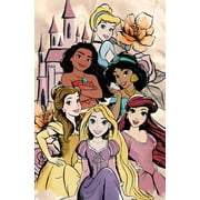 Disney Ultimate Princess Celebration - Castle Group Wall Poster, 14.725" x 22.375"